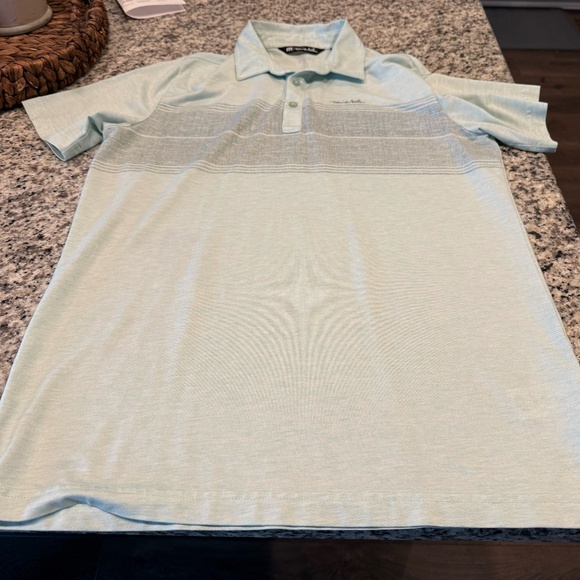 Travis Mathew Heater Polo Mint Green - Medium - Picture 1 of 7